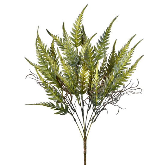 Imagem BUQUÊ DECORATIVO DE SAMAMBAIA VERDE EM PLÁSTICO MOLDÁVEL 62X14CM - GRILLO