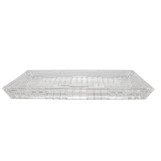 Imagem BANDEJA RETANGULAR PLATE EM VIDRO 3X34X18CM - ADELY CRYSTAL