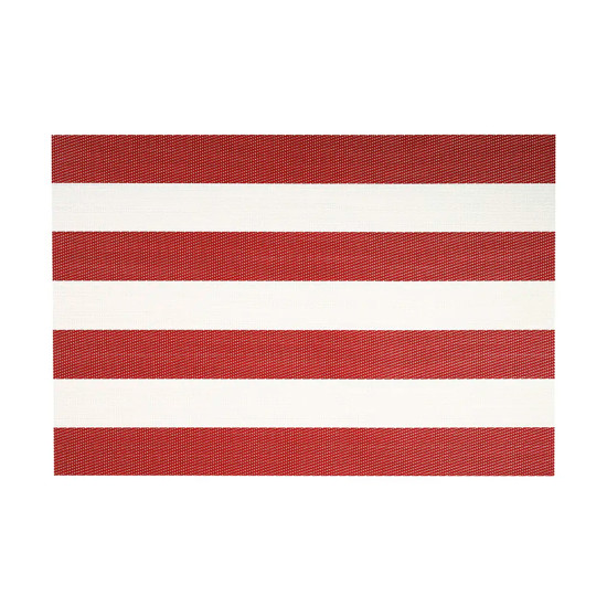 Imagem LUGAR AMERICANO LISTRADO VERMELHO E BRANCO EM PVC 45X30CM - PARAMOUNT INDUSTRIA