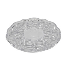 Imagem de CENTRO DE MESA DECORATIVO EM VIDRO 4X32X32CM - ADELY CRYSTAL - Dayhome Comercial Ltda