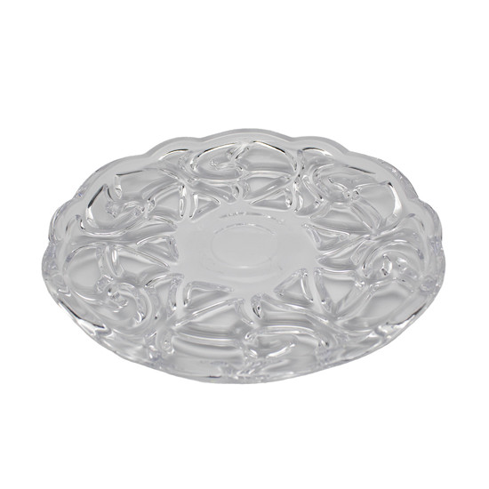 Imagem CENTRO DE MESA DECORATIVO EM VIDRO 4X32X32CM - ADELY CRYSTAL
