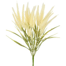 Imagem de HASTE DECORATIVA DE CATTAIL CREME EM PLÁSTICO MOLDÁVEL 44X12CM - GRILLO - Grillo Ltda
