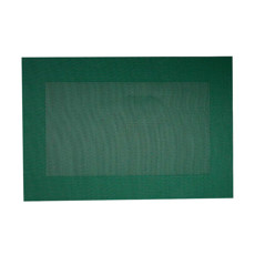 Imagem de LUGAR AMERICANO RETANGULAR FRAME VERDE EM PVC 45X30CM - PARAMOUNT INDUSTRIA - Paramount Ind E Com De Plast Ltda