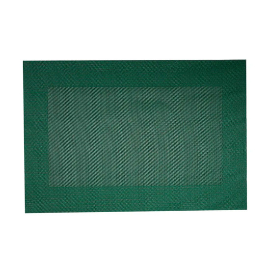 Imagem LUGAR AMERICANO RETANGULAR FRAME VERDE EM PVC 45X30CM - PARAMOUNT INDUSTRIA