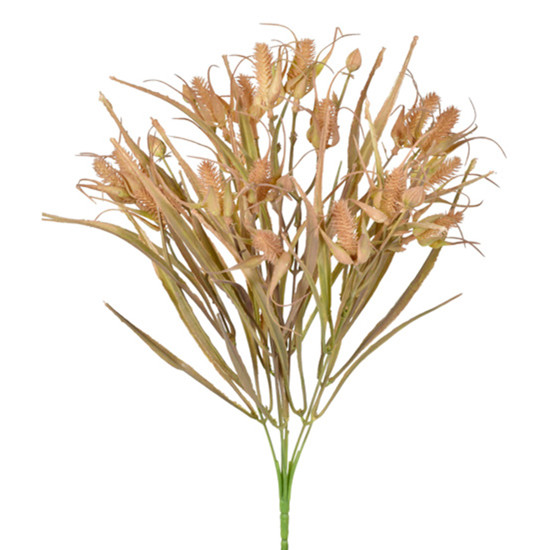 Imagem BUQUÊ DECORATIVO DE SEMENTES DO CAMPO VERDE OUTONO EM PLÁSTICO MOLDÁVEL - GRILLO