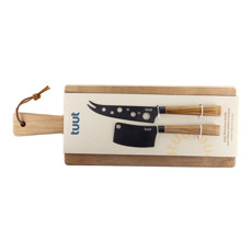 Imagem de JOGO DE FACAS PARA QUEIJO COM TÁBUA DE MADEIRA DE ACÁCIA 3 PEÇAS - TUUT - Yangzi Brasil Corporation S A 