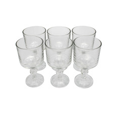 Imagem de JOGO DE 6 TAÇAS CRYSTALITA 280ML EM VIDRO 15X8CM - CITYGLASS - Dayhome Comercial Ltda