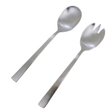 Imagem de JOGO DE TALHERES PARA SALADA EM AÇO INOX 2 PEÇAS 23CM - TUUT - Yangzi Brasil Corporation S A 