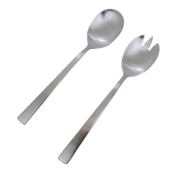 Imagem JOGO DE TALHERES PARA SALADA EM AÇO INOX 2 PEÇAS 23CM - TUUT