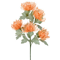 Imagem de HASTE DECORATIVA DE LICOSPERMUM LARANJA EM PLÁSTICO MOLDÁVEL 70X25CM - GRILLO - Grillo Ltda