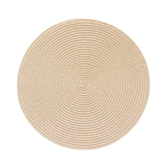 Imagem JOGO AMERICANO AVULSO ARLO COR PALHA EM FIBRA 38CM - COPA & CIA