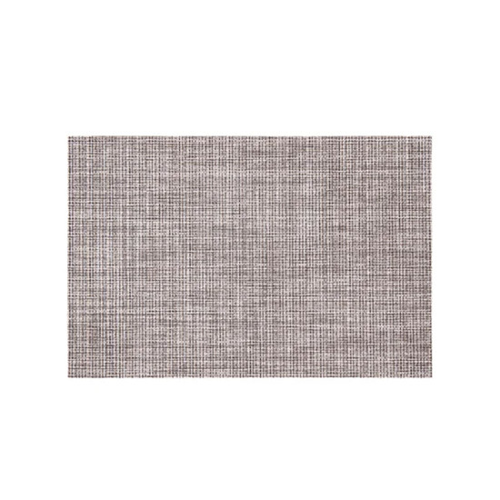 Imagem JOGO AMERICANO RETANGULAR LOOM AVULSO VEGA GREY EM PVC 45X30CM - COPA&CIA