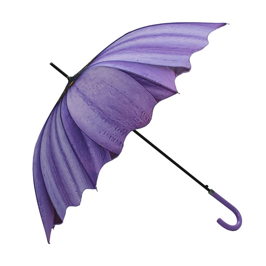 Imagem SOMBRINHA LONGA FLOWERS FASHION AUTOMÁTICA EM TECIDO PONGÉE 83CM - BRIZI