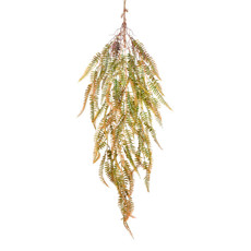 Imagem de PENDENTE DECORATIVO DE FOLHAS VERDE OUTONO EM PLÁSTICO MOLDÁVEL 110X25CM - GRILLO - Grillo Ltda