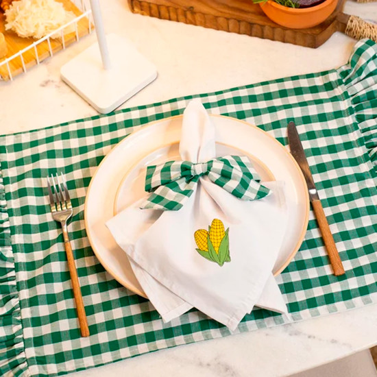 Imagem GUARDANAPO 4 PEÇAS HOME SÃO JOÃO ENCANTOS DO ARRAIÁ EM ALGODÃO 45X45CM - COPA&CIA