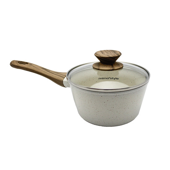 Imagem CONJUNTO 8 PANELAS MÁRMOL STYLE COOK COM REVESTIMENTO CERÂMICO - MIMO STYLE