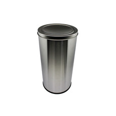 Imagem de LIXEIRA BASCULANTE 20L EM AÇO INOX 44,5X23X23CM - MIMO STYLE - Mimo Importacao Exportacao Ltda