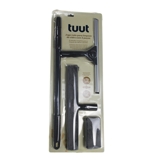 Imagem JOGO DE RODO PARA LIMPEZA DE VIDRO 3 PEÇAS - TUUT