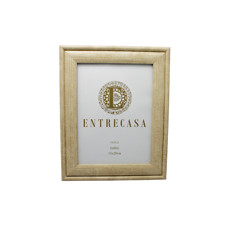 Imagem de PORTA-RETRATO DECORATIVO EM MDF COM BORDA BEGE CLARO 25X20X2CM - ENTRECASA - Inverno Verao Comercio De Modas E Decoracao Eireli