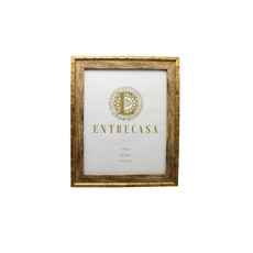 Imagem de PORTA-RETRATO EM MDF COM BORDA TEXTURA BAMBÚ OURO VELHO 30X25X2CM - ENTRECASA - Inverno Verao Comercio De Modas E Decoracao Eireli