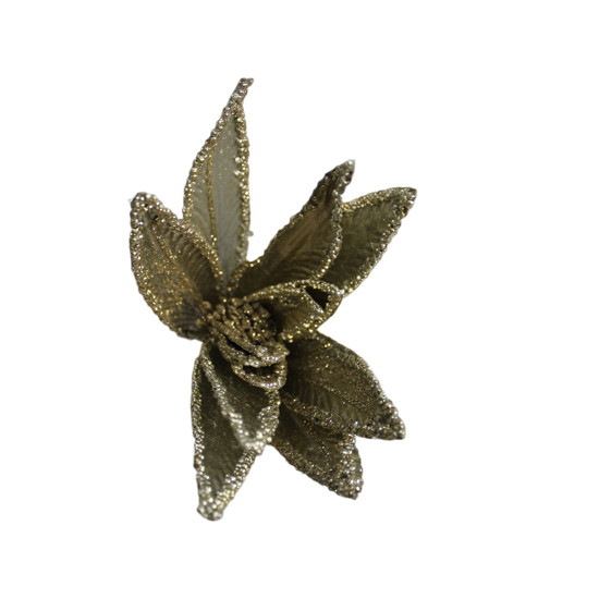 Imagem HASTE DECORATIVA DE BICO DE PAPAGAIO CHAMPANHE EM PLÁSTICO MOLDÁVEL 74X10CM - MAGIZI