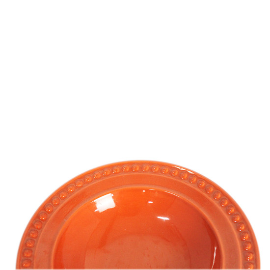 Imagem CONJUNTO DE 6 PRATOS FUNDOS ATENAS EM CERÂMICA CANTALOUPE - PORTO BRASIL CERÂMICA