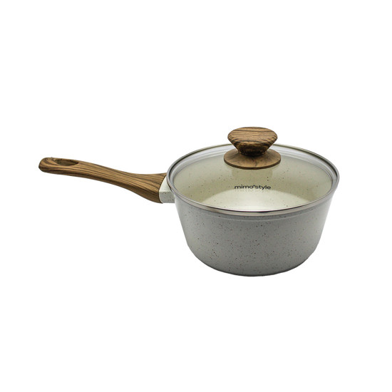 Imagem CONJUNTO 8 PANELAS MÁRMOL STYLE COOK COM REVESTIMENTO CERÂMICO - MIMO STYLE