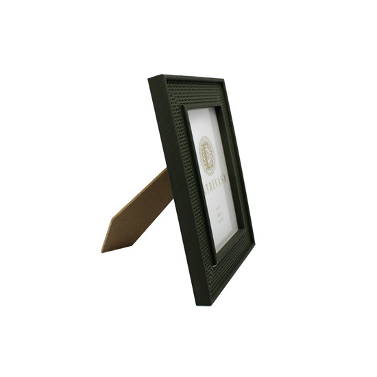 Imagem PORTA-RETRATO DECORATIVO EM MDF COM BORDA VERDE 20,5X15,5X2CM - ENTRECASA