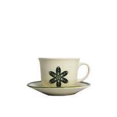 Imagem de XÍCARAS DE CHÁ 200 ML COM PIRES CAMPESTRE - OXFORD  - Oxford Porcelanas Espirito Santo Ltda