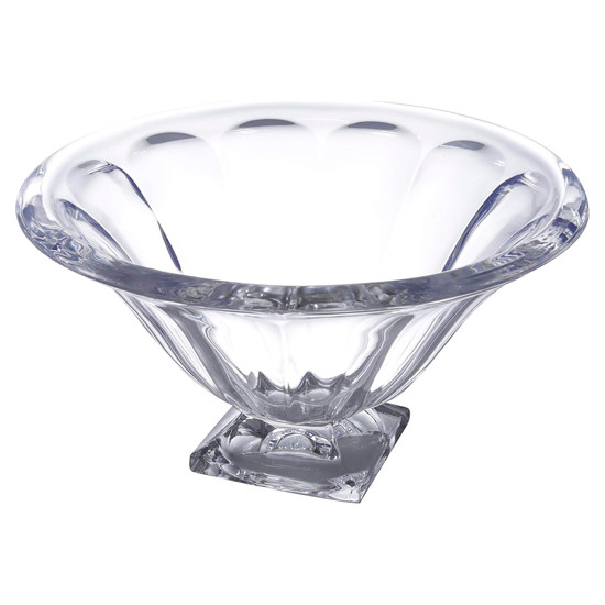 Imagem CENTRO DE MESA PANEL DECORATIVO EM CRISTAL DE CHUMBO COM PÉ 20X37CM - WOLFF