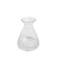 Imagem de VASO DECORATIVO DE VIDRO TRANSPARENTE 13X10X10 CM - GRILLO 58297 - Grillo Ltda