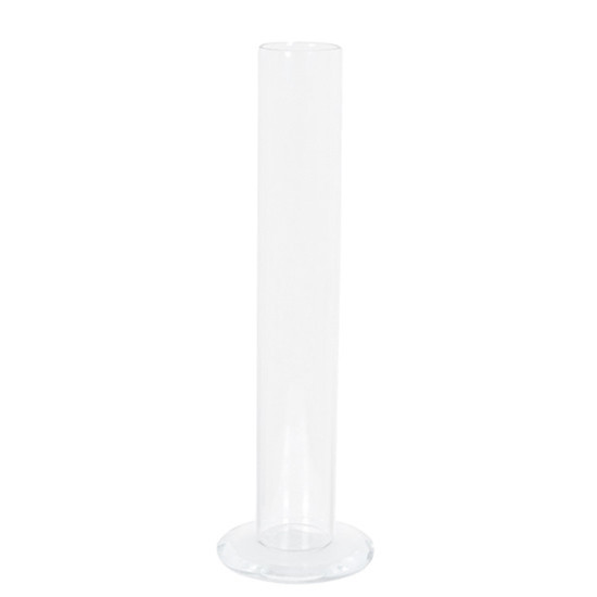 Imagem VASO DECORATIVO EM FORMATO CILÍNDRICO EM VIDRO 23X3,5CM - GRILLO