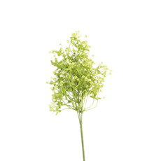 Imagem de HASTE FOLHA DECORATIVO DE PLÁSTICO COR VERDE COM BRANCO 70CM - GRILLO 58992 - Grillo Ltda