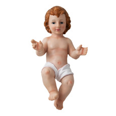 Imagem de BONECO NATALINO DECORATIVO COLORIDO EM RESINA 30X15X11 CM - GRILLO 59271 - Grillo Ltda