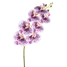 Imagem de HASTE DECORATIVA DE ORQUÍDEA LAVANDA EM PLÁSTICO MOLDÁVEL 78X15CM - GRILLO - Grillo Ltda