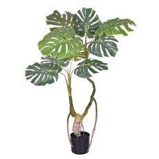 Imagem de PLANTA COSTELA DE ADÃO VERDE COM FOLHAS EM PVC E TRONCO EM PLÁSTICO - GRILLO - Grillo Ltda