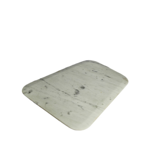 Imagem TÁBUA DE SERVIR PARA APERITIVO EM MÁRMORE BRANCO 31X27CM - HARTWOOD