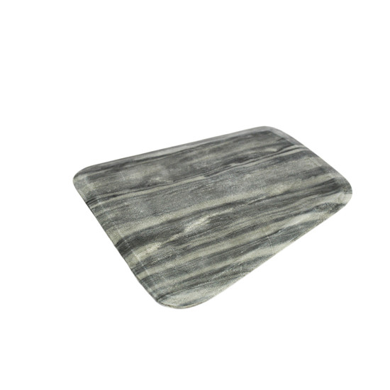 Imagem TÁBUA DE SERVIR PARA APERITIVO EM MÁRMORE CINZA 31X27CM - HARTWOOD