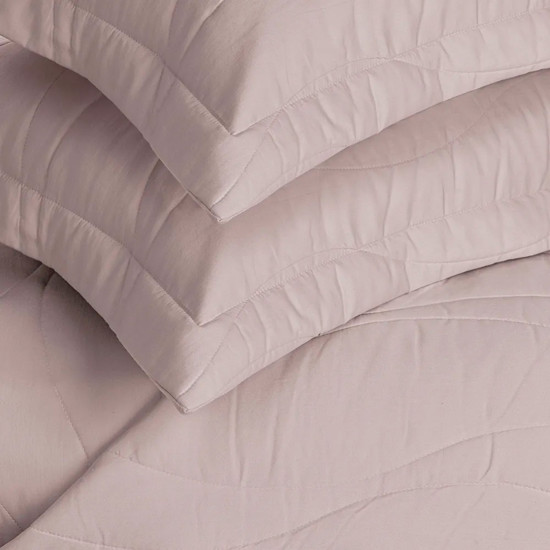 Imagem JOGO NOVARA COM 2 PORTA TRAVESSEIROS 300 FIOS EM ALGODÃO EGÍPCIO ROSE - TRUSSARDI