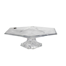 Imagem de CENTRO DE MESA EM VIDRO SODO-CÁLCICO TITÂNIO COM PE 11X40X31CM - ROJEMAC - Rojemac Impotacao E Exportacao Ltda