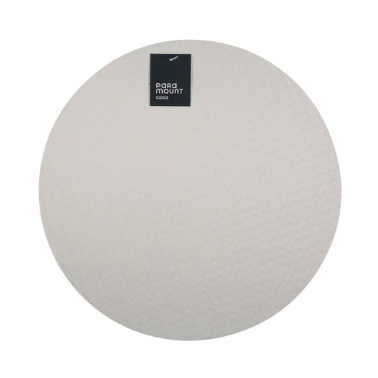 Imagem LUGAR AMERICANO PREMIUM TRAMA BRANCO EM PVC 38X38CM - PARAMOUNT INDÚSTRIA