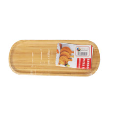Imagem de MINI BANDEJA EM BAMBU COR NATURAL 28X11X1,5CM - GRILLO 59255 - Grillo Ltda