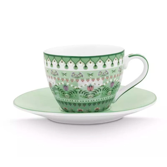Imagem XÍCARA DE CAFEZINHO MOON DELIGHT VERDE CLARO 120ML LILY&LOTUS EM PORCELANA PIP STÚDIO