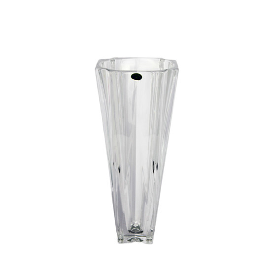 Imagem VASO DECORATIVO METROPOLITAN EM CRISTAL ECOLÓGICO 34X15X15CM - CRYSTAL BOHEMIA