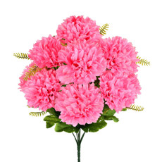 Imagem de BUQUÊ GRANDE DECORATIVO DE CRISÂNTEMO ROSA EM PLÁSTICO MOLDÁVEL 53X40CM - GRILLO - Grillo Ltda