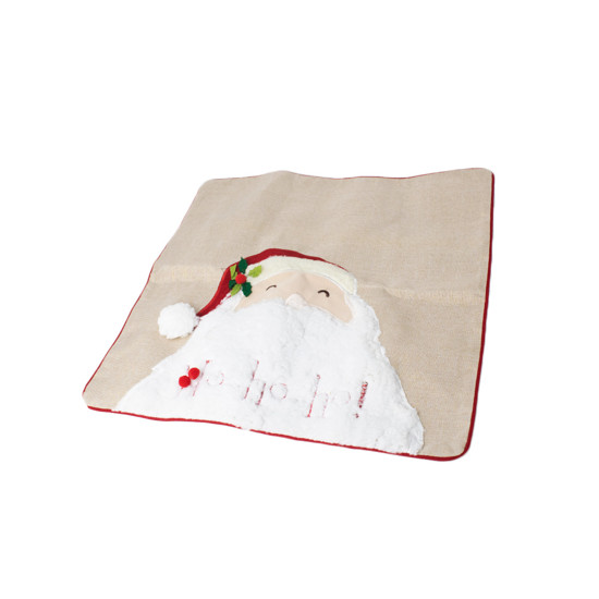 Imagem CAPA NATALINA PAPAI NOEL COLORIDA PARA ALMOFADA 42X44X2 CM
