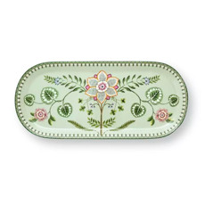 Imagem de TRAVESSA LILY&LOTUS VERDE CLARO EM PORCELANA 2X33X15CM - PIP STÚDIO - Nusa Dua Eirelli 