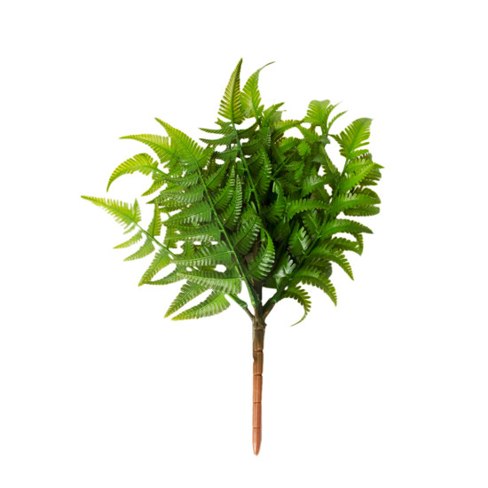 Imagem FOLHAGEM DECORATIVA COR VERDE DE PLÁSTICO 35CM - GRILLO 59009