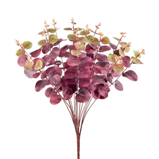 Imagem BUQUÊ DECORATIVO DE EUCALIPTO LAVANDA VERDE EM PLÁSTICO MOLDÁVEL 43X23CM - GRILLO