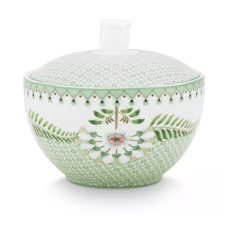 Imagem de AÇUCAREIRO TILES VERDE CLARO 300ML LILY&LOTUS EM PORCELANA 10X11CM - PIP STÚDIO - Nusa Dua Eirelli 